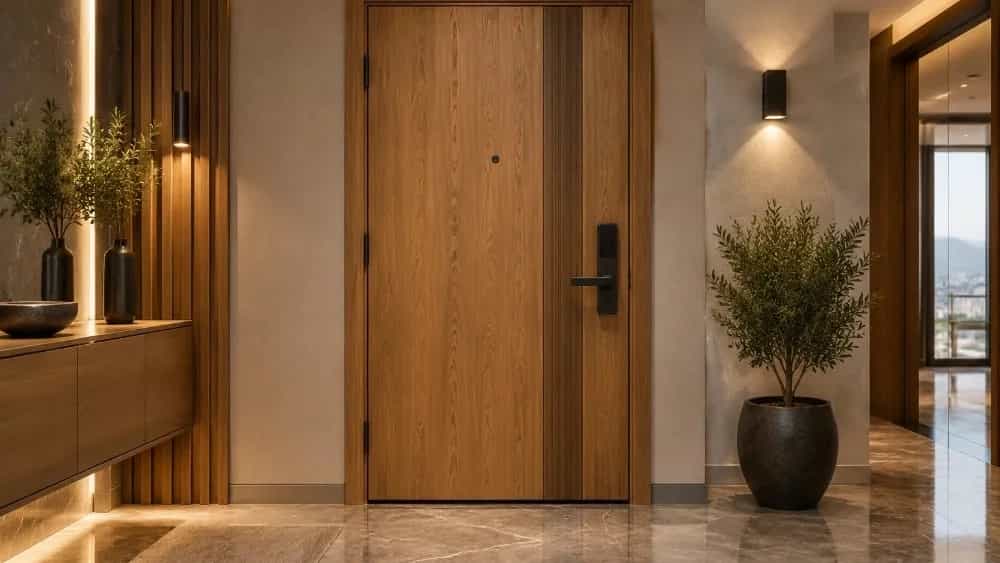درب ضد سرقت روکش بلوط در کرج